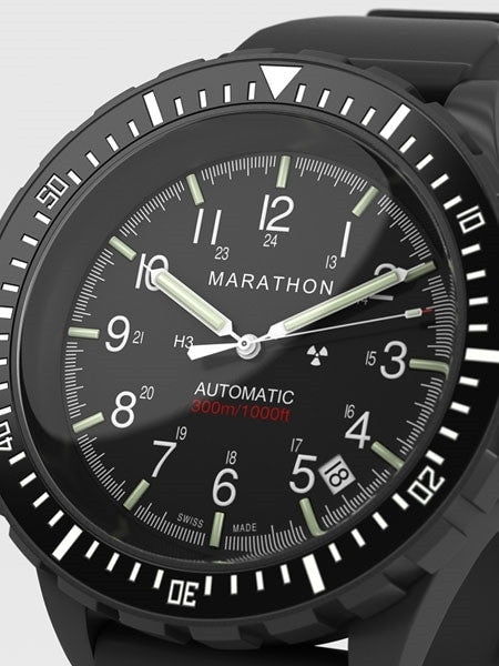 Marathon GSAR Anthracite Automatic Military Divers Watch #WW194006BK-NGM