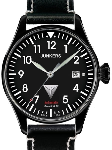 Junkers Cockpit JU52 Series 21-Jewel Automatic Watch #6152-2
