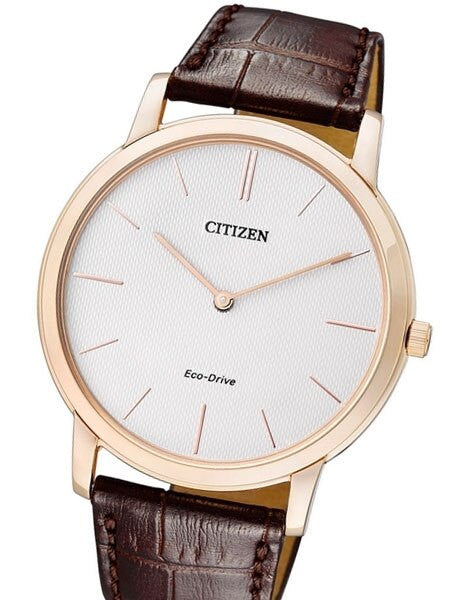 Citizen Ultra-Thin Stiletto Eco-Drive Dress Watch with White Dial and Sapphire Crystal #AR1113-12A