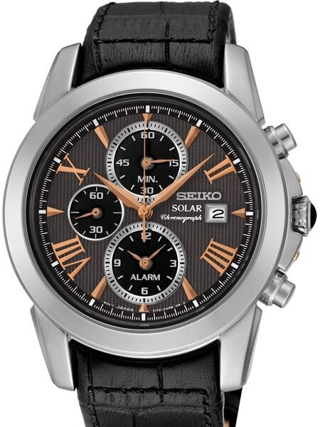 Seiko Le Grand Sport Solar Powered Chronograph with Stopwatch and Alarm #SSC379