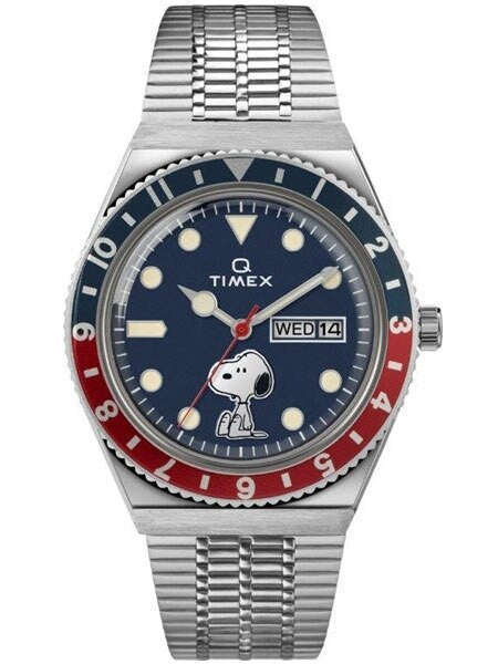 Q Timex Reissue of 1970's 38mm Stainless Steel Bracelet Watch #TW2U71300ZV