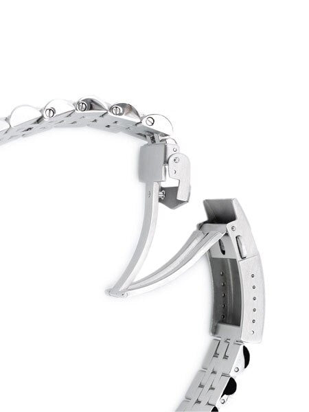 Scratch and Dent - Strapcode 20mm Angus-J "Louis" Stainless Steel Watch Bracelet Seiko SBDC053 V-Clasp, Brushed #SND1001