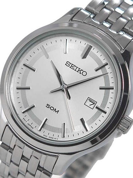 Seiko Women's Quartz Dress Watch with Bracelet and Silver Dial #SUR799