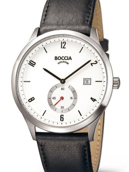 Boccia Mens Quartz Dress Watch with 42mm Titanium Case #3606-01