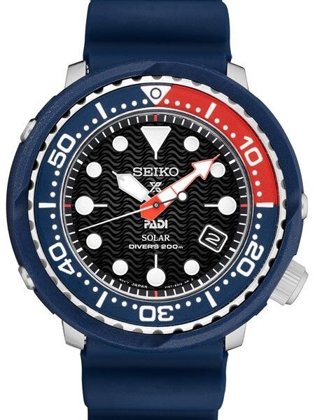 Seiko Prospex Special Edition PADI Dive Watch with Solar Movement #SNE499