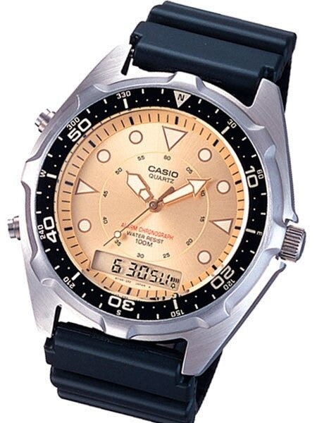 Casio Analog-Digital Dual Time Watch with Alarm and Stopwatch #AMW-320R-9AV