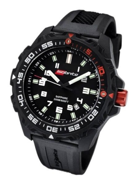 Armourlite Isobrite Black Dial Watch with T-100 Tritium Illumination and Sapphire Crystal #ISO100