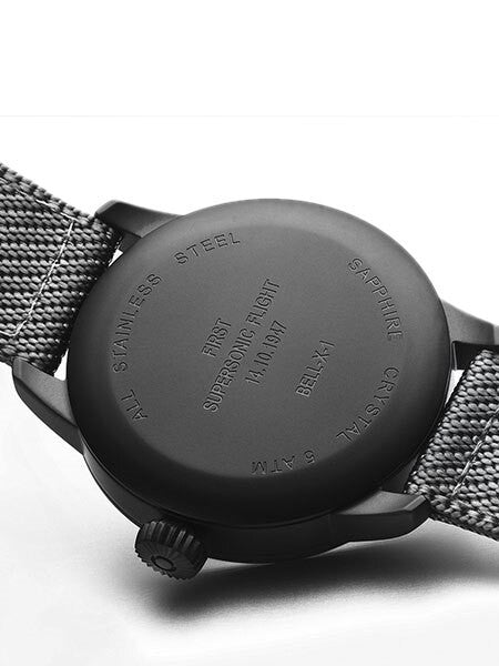 Laco Bell X1 Type A Dial Automatic Pilot Watch with PVD Case and Sapphire Crystal #861907