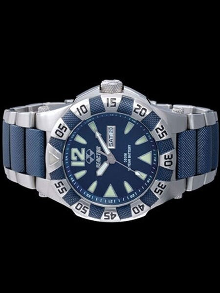 Reactor Gamma SS 300 Meter Dive Watch with SuperLuminova Illumination and Stainless Steel Case #53303