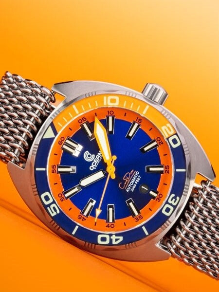 Ocean Crawler Core Diver Swiss Automatic Watch with AR Sapphire Crystal #CD-520