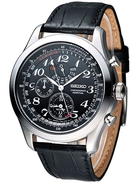 Seiko Neo Classic Chronograph with Perpetual Calendar, Alarm #SPC133P1