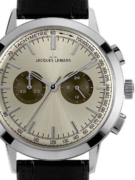 Jacques Lemans Nostalgie 44MM Chronograph with 24-hour Sub-Dial #N-204B