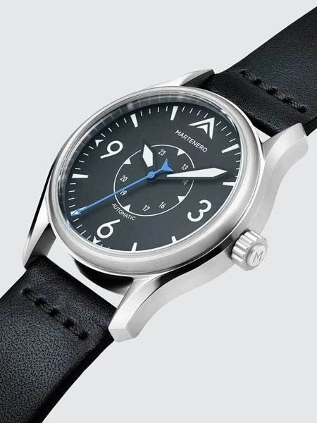 Martenero Ace Automatic Pilot Watch with Grey Dial, Sapphire Crystal #ACE006