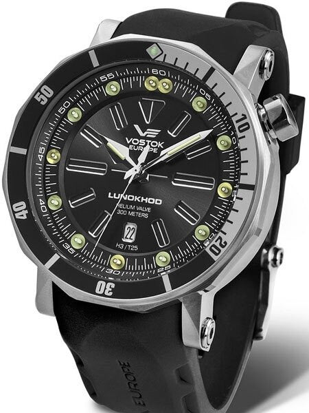 Vostok-Europe N1 Lunokhod-2 Automatic 300 Meter Dive Watch with Tritium Tubes #6205210