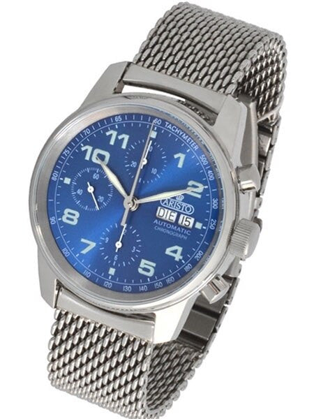 Aristo Swiss Valjoux 7750 Automatic Chronograph Watch #4H174M