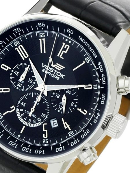 Vostok-Europe Gaz-Limo Quartz Chronograph with 24-Hour Sub-Dial 5611131