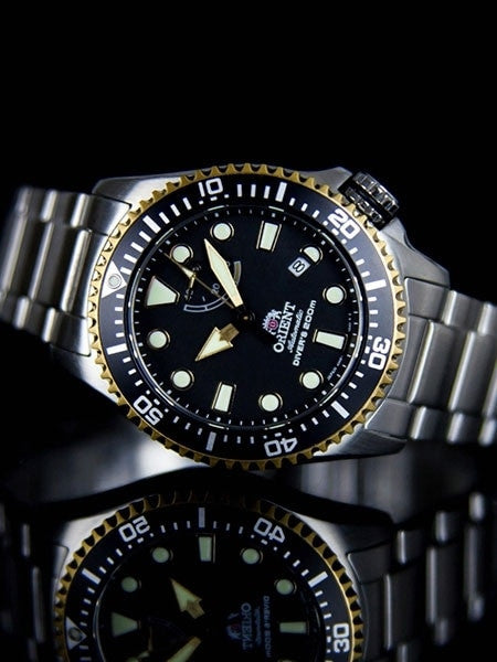 Orient Neptune Dive Watch with Power Reserve and AR Sapphire Crystal #RA-EL0003B00A