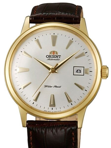 Scratch and Dent - Orient Bambino Automatic Dress Watch with White Dial, Gold tone Case #ER24003W-SND1