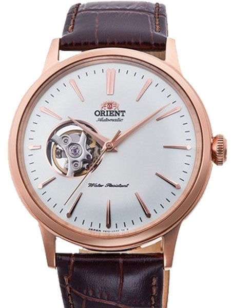 Orient Open-Heart Automatic Dress Watch with White Dial #RA-AG0001S10A