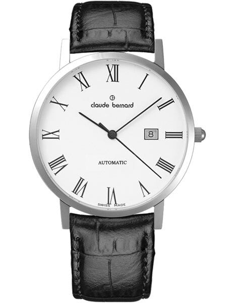 Claude Bernard Swiss Made ETA Automatic Dress Watch #80095-3-BR
