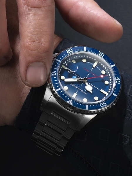 Spinnaker Blue Tesei Mille Metri 1000-Meter Swiss Automatic Dive Watch #SP-5090-22