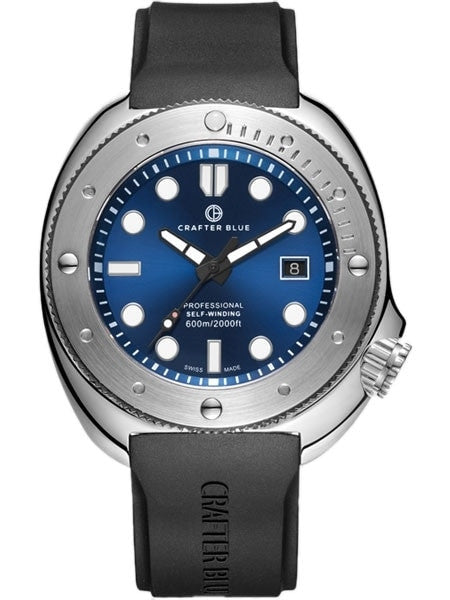 Crafter Blue Swiss Made 600-Meter Hyperion Ocean Diver with Swiss Automatic Movement  #HOSS002SB-R