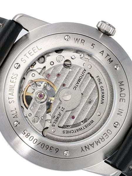 Junkers Dessau 1926 Flatline Automatic, Open-Heart Dress Watch #6360-2