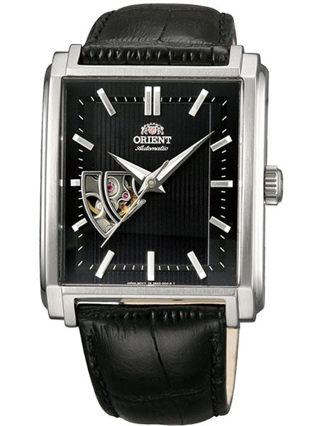 Orient Producer Automatic Dress Watch with Open-Heart, Pinstriped Dial #DBAD004B