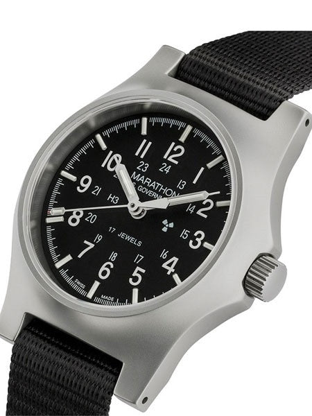 Marathon Mechanical Hand Winding General Purpose Watch with Tritium Illumination #WW194003SS