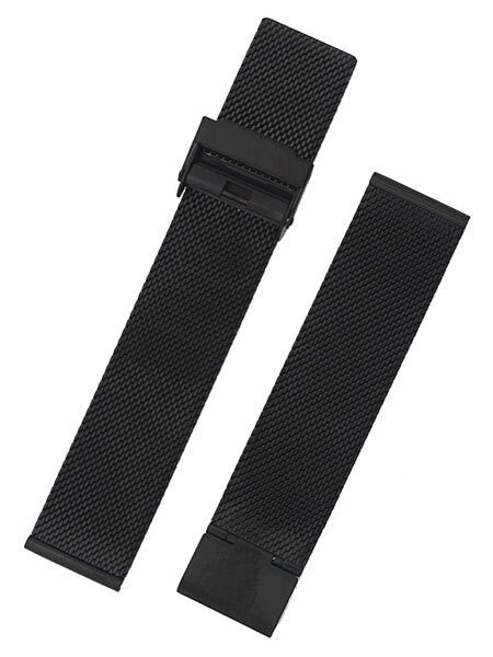 STAIB Polished Finish Milanaise Mesh Bracelet #ST-BK-2905-20805SBL (Straight End, 18mm)
