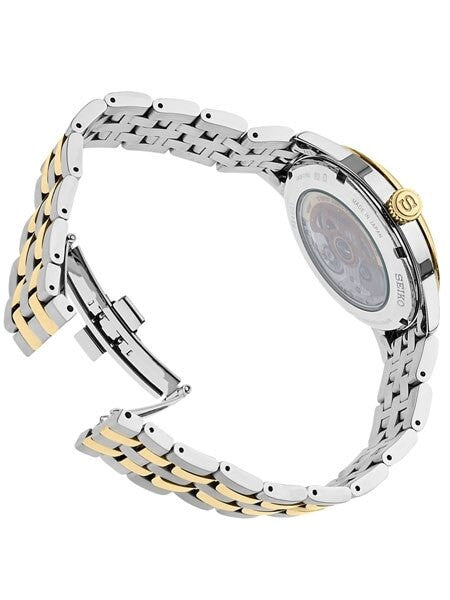 Seiko Presage Open-Heart, Cocktail Time Automatic Dress Watch with 40.5mm Case #SSA358