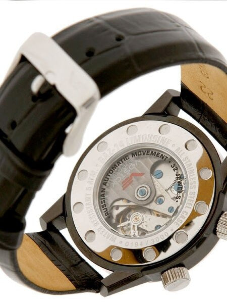 Vostok-Europe Men's Gaz-Limo Automatic, Dual Time Watch #5602059
