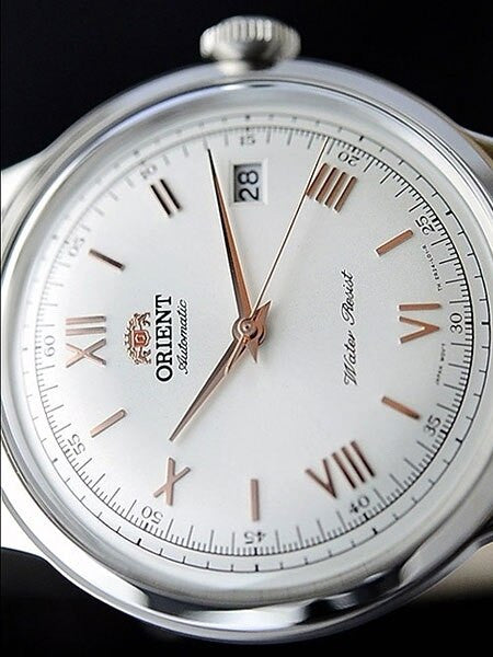 Orient Automatic Dress Watch with White Dial, Roman Numeral Markers #ER2400BW