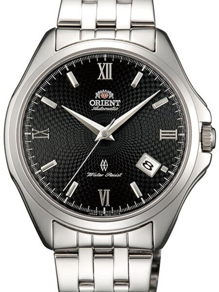 Orient Analyst Automatic Dress Watch with Patterned Black Dial and Sapphire Crystal #ER1U002B