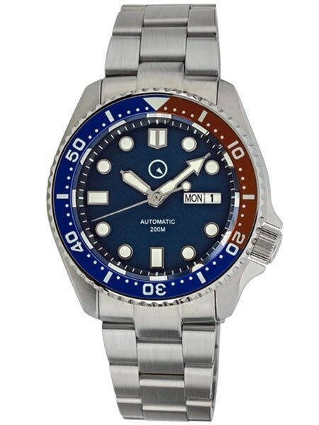 Scratch and Dent - Islander Automatic Dive Watch with  AR Sapphire Crystal, and Luminous Ceramic Bezel Insert #ISL-03