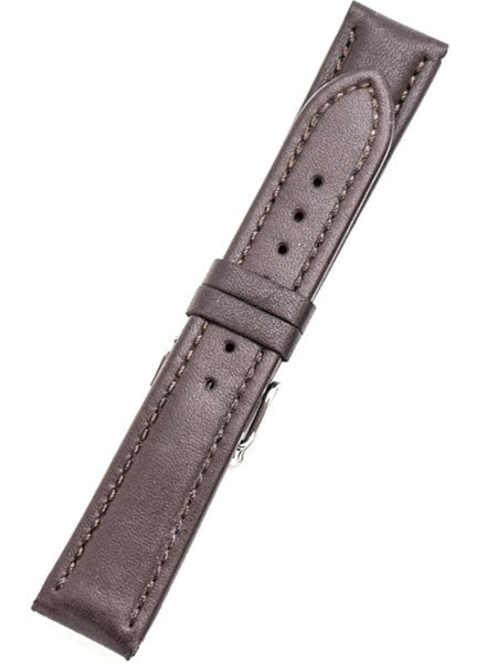Calfskin Brown Leather Strap with Heavy Padding #RB6-38380