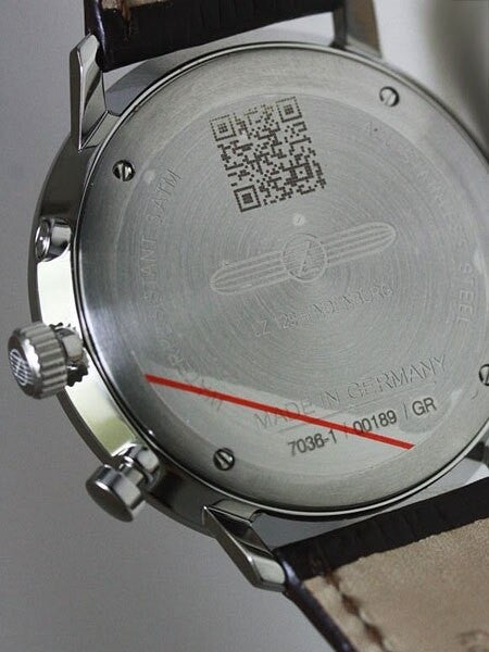 Graf Zeppelin Hindenburg Swiss Quartz Moonphase Calendar Watch #7036-1