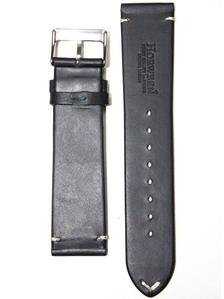 Horween Chromexcel Blue Calfskin Leather with Matching Lining and Hand-Stitching #INS-HOR41