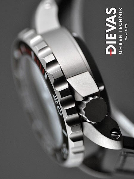 German Made Dievas Maya Dive Watch with 6Steel and Anti-Magnetic Design #Maya