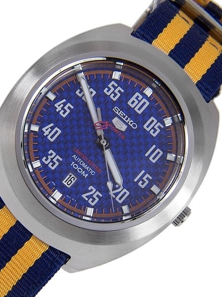 Seiko Sports 5 Automatic 23-Jewel Watch with a 44mm Turtle-Style Case #SRPA91K1