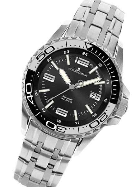 Jacques Lemans Liverpool 44MM Automatic 200 Meter Dive Watch  #1-1353C