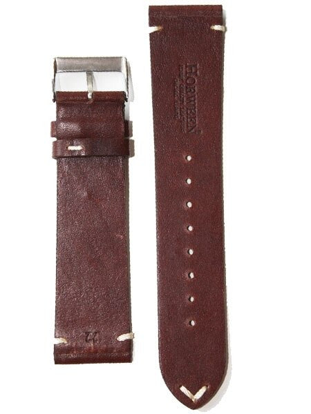 Horween Vintage Style Brown Calfskin Leather with Matching Lining and Hand-Stitching #INS-HOR02