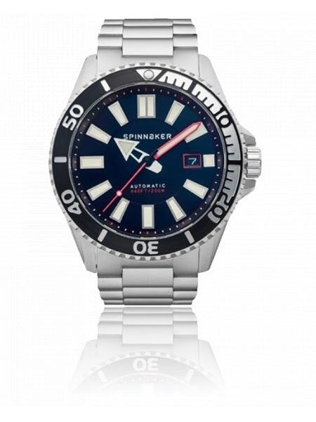 Spinnaker Automatic 200 Meter Dive Watch with Stainless Steel Bracelet #SP-5074-11