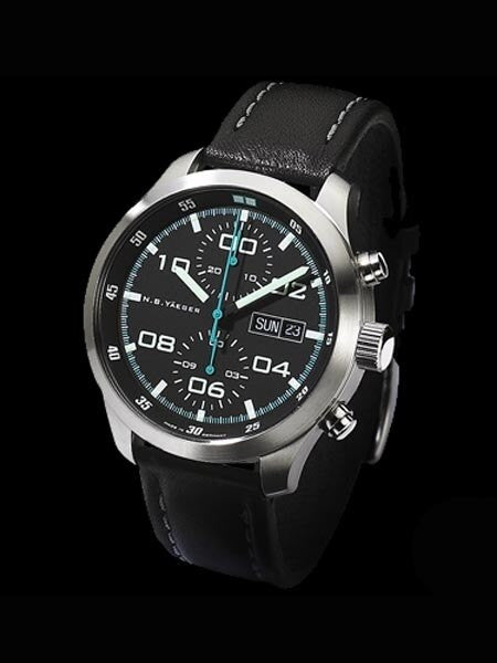 NB Yaeger Valjoux 7750 Swiss Automatic Chronograph with Sapphire Crystal #LONGFLIGHT-C1