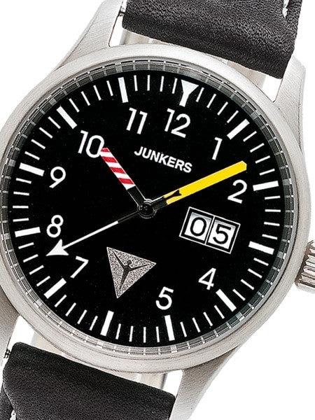 Junkers JU-52 Big Date Watch with Aviator Instrument Style Hands #6262-2
