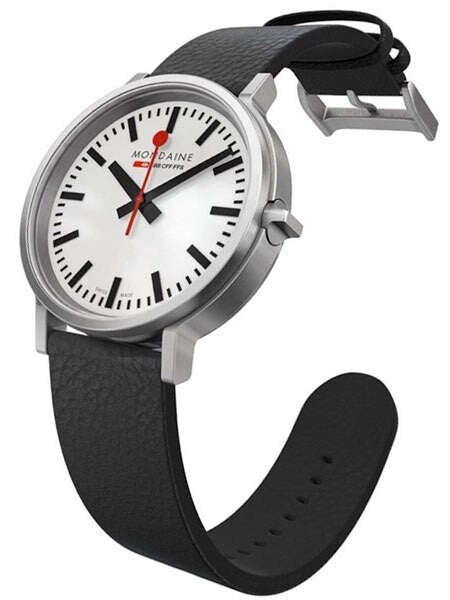 Mondaine Railways Stop2Go Swiss Quartz Watch with a 41mm Case, Sapphire Crystal #A512-30358-16SBB