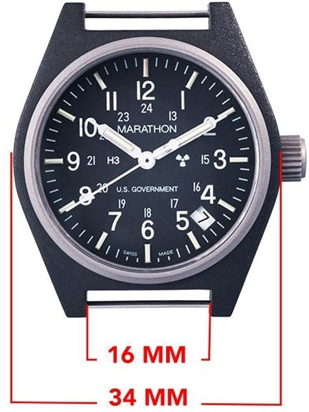 Marathon Swiss Made Quartz Military General Purpose Watch with Tritium Illumination #WW194015