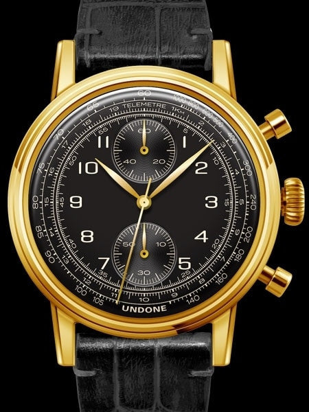 Undone Navi Two-Eye, MechaQuartz Chronograph with 60-Minute Stopwatch #Navi