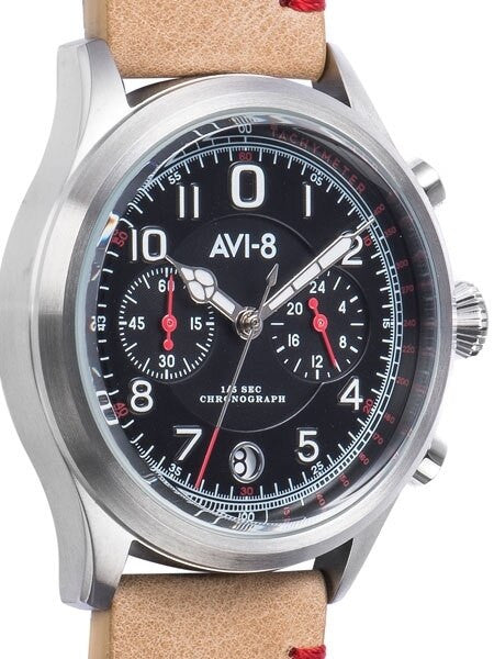 AVI-8 Flyboy Lafayfette Aviator Chronograph Watch #AV-4054-02
