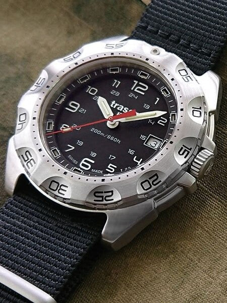 Traser Survivor Military Watch with Green Tritium Illumination and Sapphire Crystal #105470